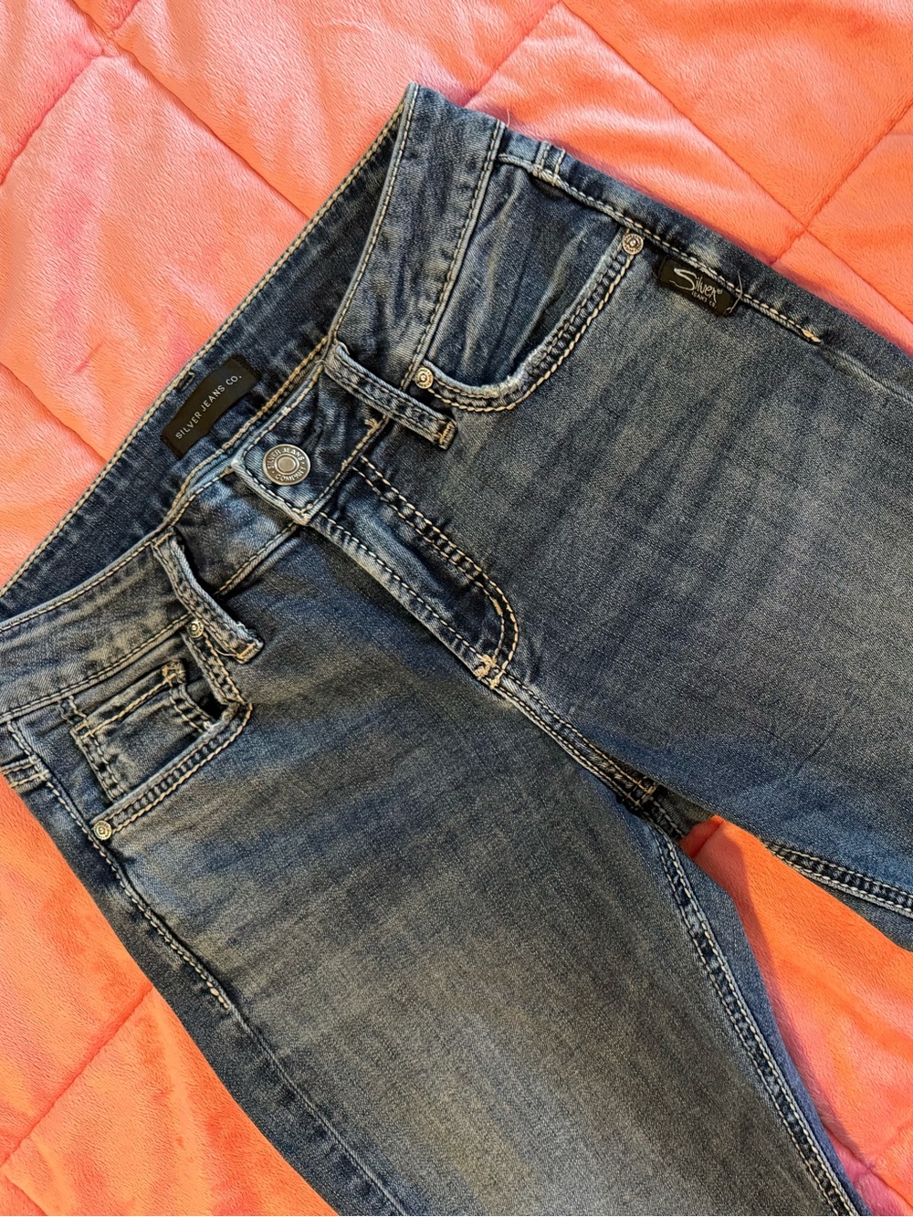 Silver Jeans Avery Skinny Dark Indigo Denim